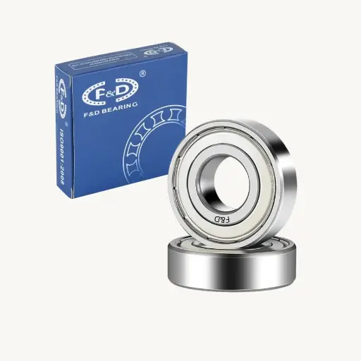 [FD6205ZZ] F&D 6205 ZZ (ZZ-Metal Shield) Deep Groove Ball Bearing Pack of 2