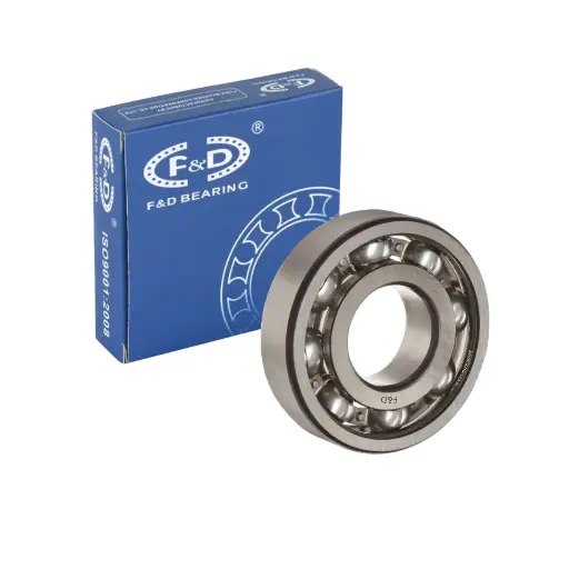 [FD6205PLAIN] F&D 6205 Plain (Open Type) Deep Groove Ball Bearing Pack of 2